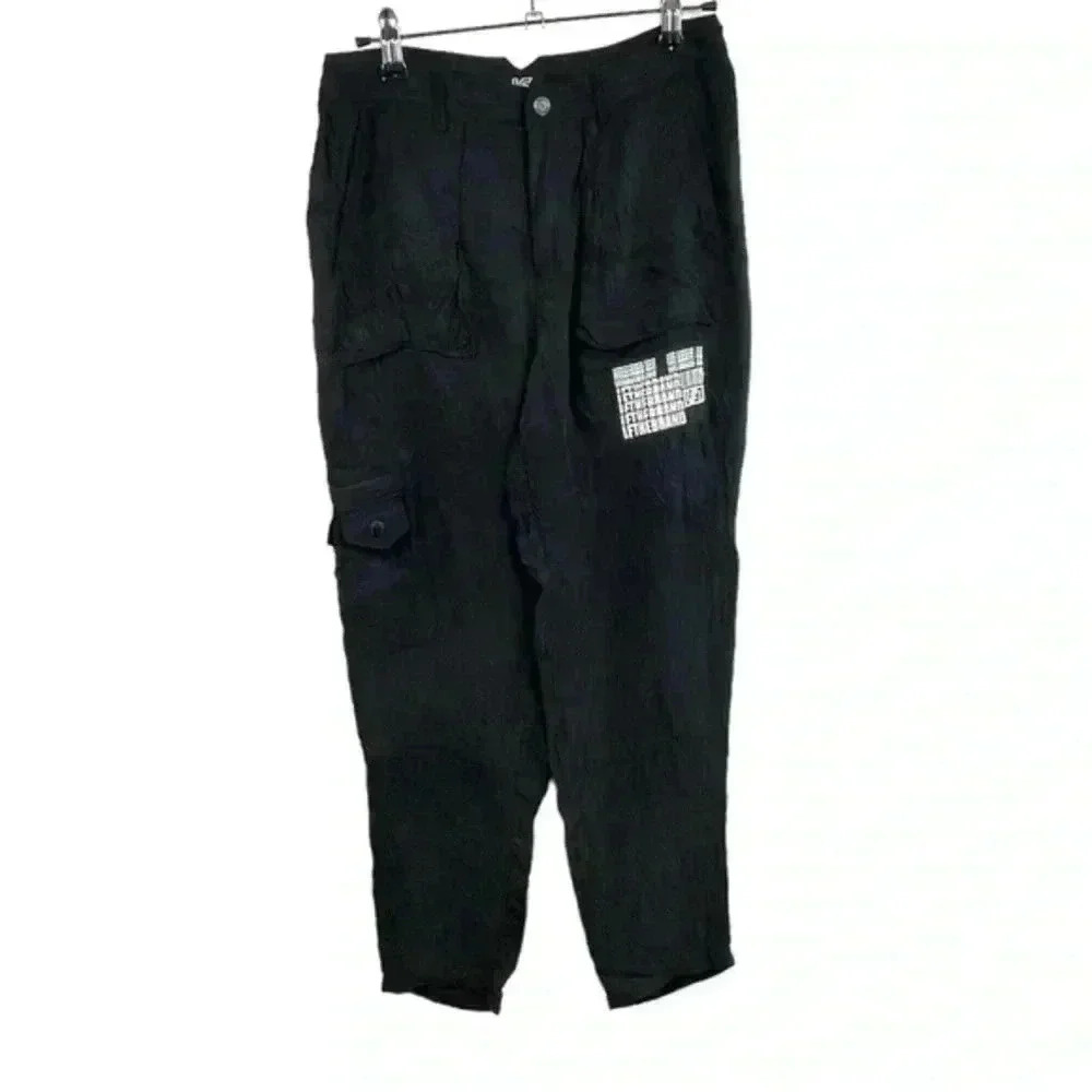 LF The Brand Black Cargo Ankle Pant